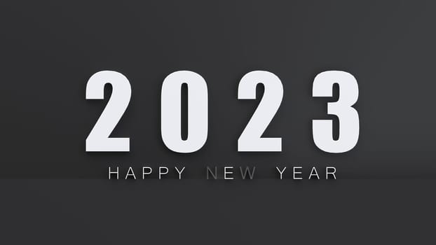 The 3d rendering of 2023 Creativity and inspiration ideas concepts with nice background
