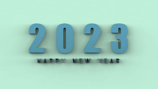 The 3d rendering of 2023 Creativity and inspiration ideas concepts with nice background