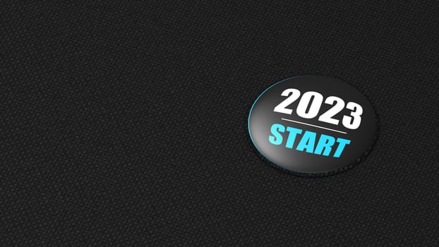 3d rendering of 2023 year start BTN
