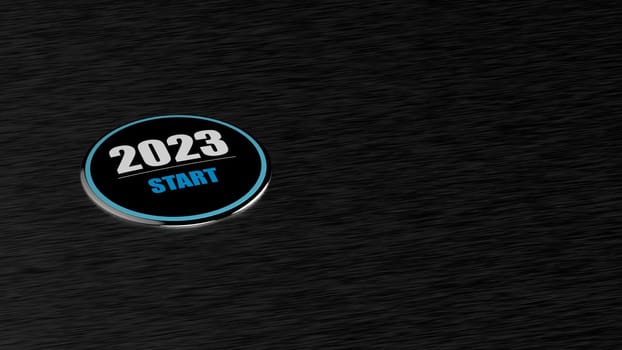 3d rendering of 2023 year start BTN