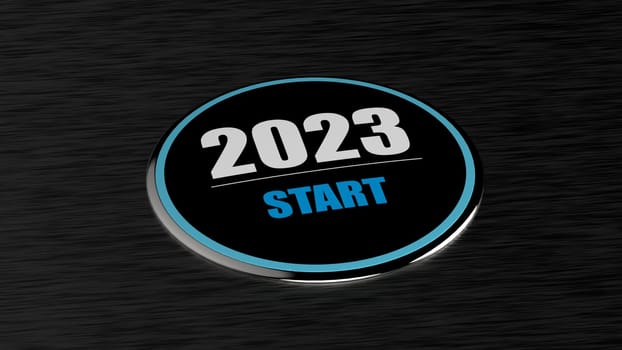 3d rendering of 2023 year start BTN