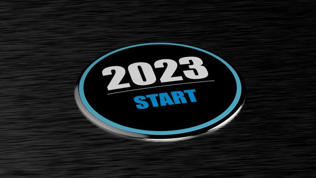 3d rendering of 2023 year start BTN