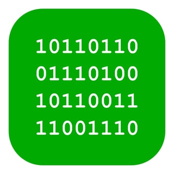 Binary code and app icon