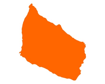 Map of Bornholm