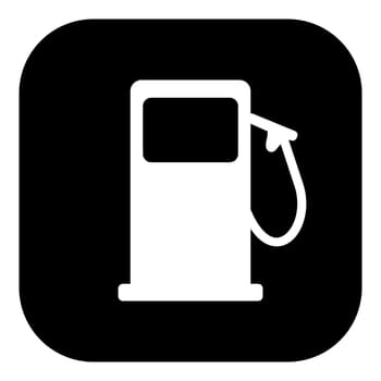 Gas station and app icon
