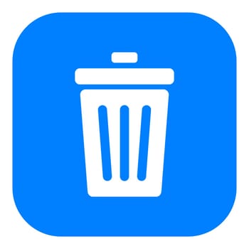Waste bin and app icon