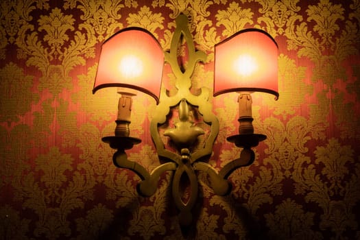 Vintage venetian background. Retro pattern in this old decorative wallpaper.