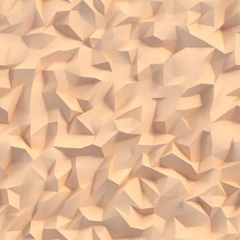 Abstract triangles low poly facet background, 3d render illustration