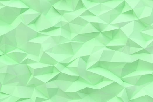 Abstract triangles low poly facet background, 3d render illustration