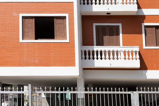 building bricks  architecture  neighborhood balcony exterior
