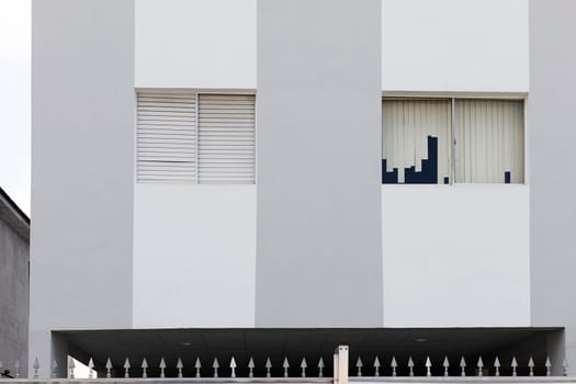 entrance apartment windows gate exterior