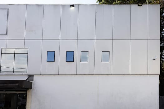 industrial modern facade grey exterior