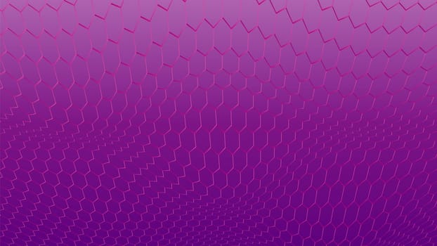 Abstract background of colorful hexagon and different surrounding rings. Abstract hexagon background.