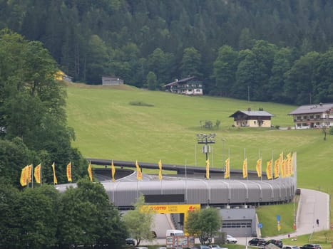 Eisarena Bob und Rodelbahn am Königssee im Sommer 2021