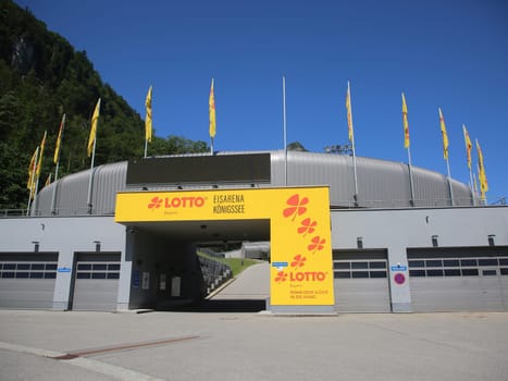 Eisarena Bob und Rodelbahn am Königssee im Sommer 2021