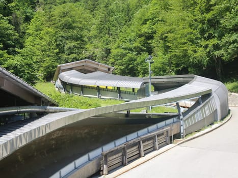 Eisarena Bob und Rodelbahn am Königssee im Sommer 2021