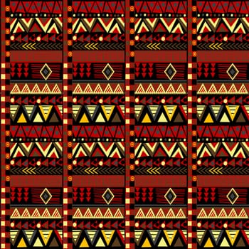 Ethnic african motifs geometrical pattern