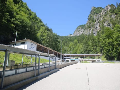 Eisarena Bob und Rodelbahn am Königssee im Sommer 2021