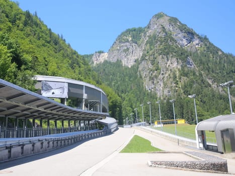 Eisarena Bob und Rodelbahn am Königssee im Sommer 2021