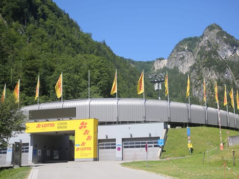 Eisarena Bob und Rodelbahn am Königssee im Sommer 2021