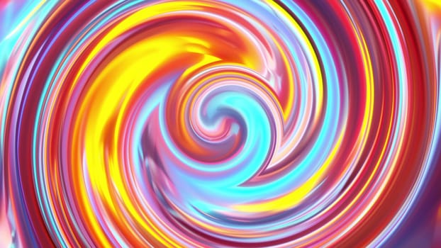 Abstract 3d render swirl with twisting lines in constant rotation effect. Ring energy sucks in spatial matter. Dynamic blurry stripes powerful tornado with view from inside.