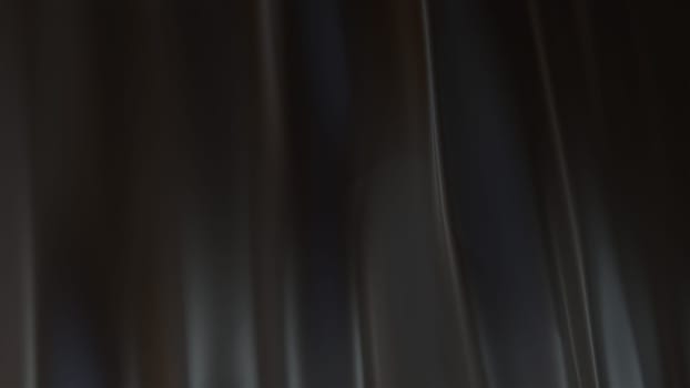 Abstract black shape with impulse circular waves, computer generated. 3d rendering of fractal background