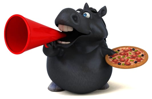 Fun horse - 3D Illustration