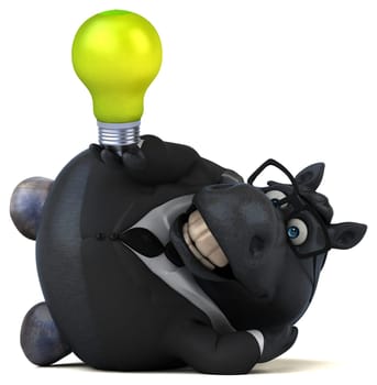 Fun horse - 3D Illustration