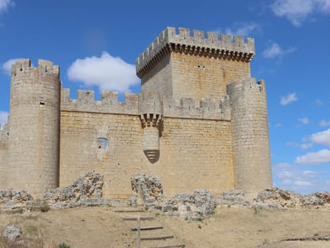 beautiful castle old Spanish fortress fort big stone