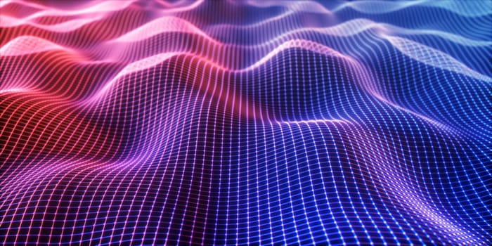 Colorful abstract image with organic shape. Network connection, background technology concept.