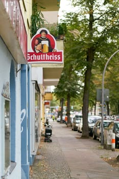 Typical still preserved Berlin pub in a former working class neighborhood in Berlin