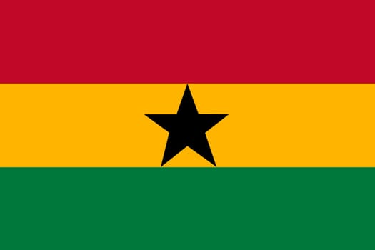 A Flag of Ghana background illustration large file