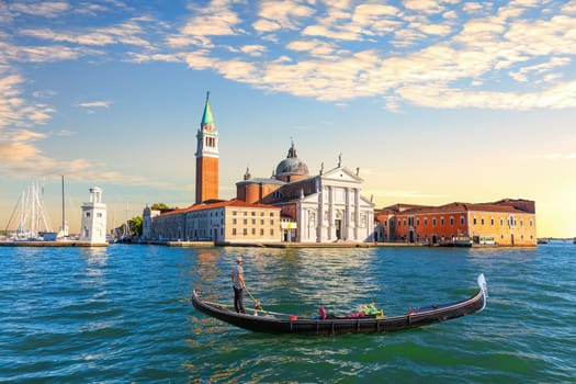 St. George Monastery in the island of the Venice Lagoon, Italy.