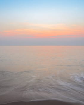 Beautiful seascape sunrise at the beach