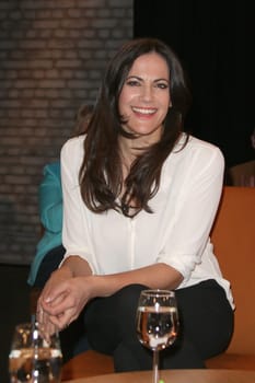Bettina Zimmermann,recording of 3nach9 in the Radiohaus of Radio Bremen,Bremen,24.04.2015