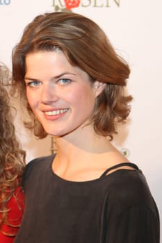 Annkathrin Bach,photo opportunity at the Jubilaeums-Event 2000 episodes Red Roses,Knight Academy Lueneburg,24.04.2015