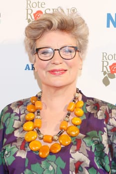 Peggy Lukac,photo opportunity at the Jubilaeums-Event 2000 episodes Red Roses,Knight Academy Lueneburg,24.04.2015