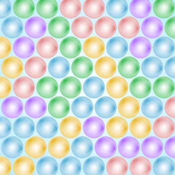 Abstract balls background. Vector design