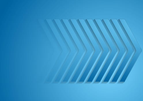 Abstract big arrows tech vector background