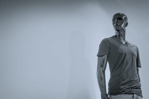 Blacks mannequin with casual basic wear