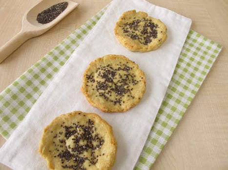 Biscuits with chia seeds