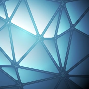 Abstract blue technology background. Vector modern design