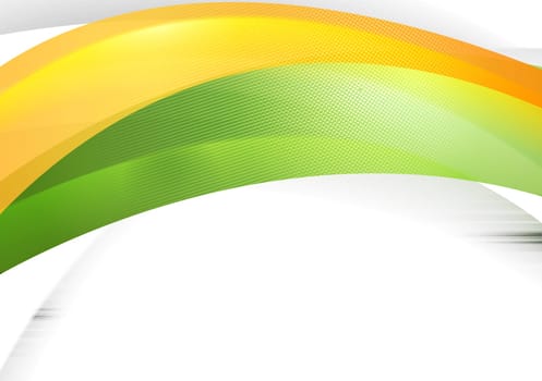 Abstract colorful waves vector tech background
