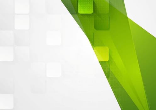 Abstract vector technology design with squares