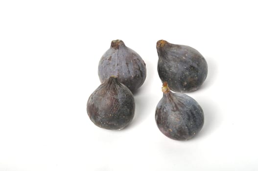 Spanish figs on a white background
