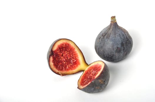 Spanish figs on a white background