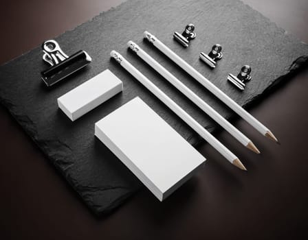 Blank stationery template. Branding mock up for designers portfolios.