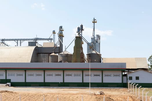 cerrado brazil dry vegetation silo industry