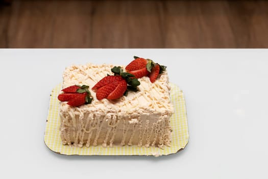 strawberry cake dessert party