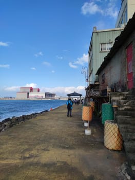 Nanwantou Coastal Trail, New Taipei City-Dec 11, 2021: Nanwantou Coastal Trail, Nanwantou Coastal Trail, New Taipei City
